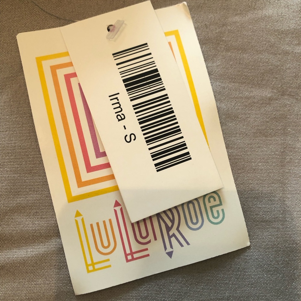 LuLaRoe Blue Irma Tunic - Picture 3 of 5